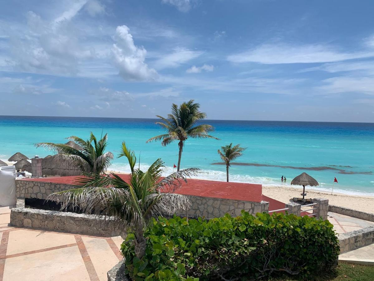 Preciosos Estudio Vista Al Mar O Jardin Cancun Bagian luar foto