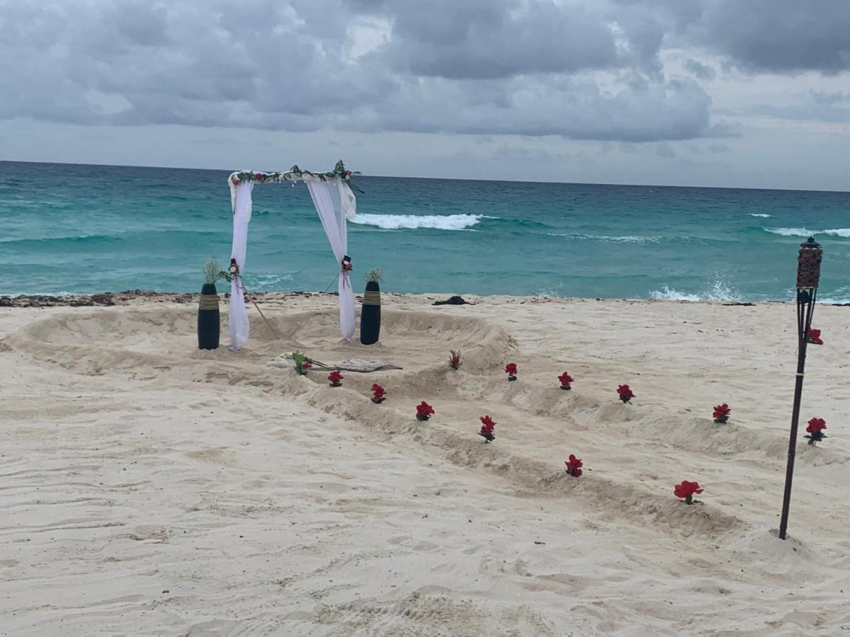 Preciosos Estudio Vista Al Mar O Jardin Cancun Bagian luar foto