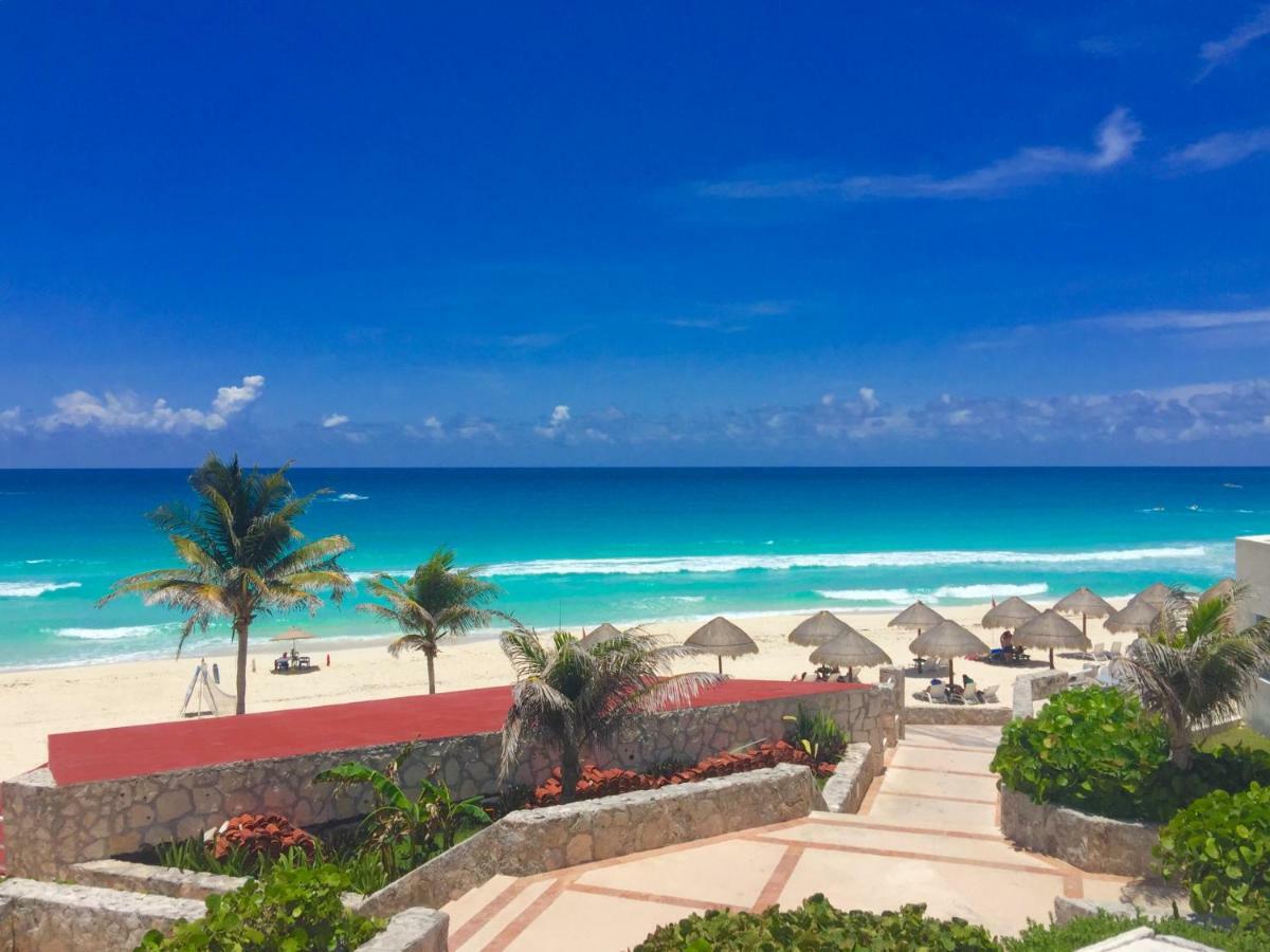 Preciosos Estudio Vista Al Mar O Jardin Cancun Bagian luar foto