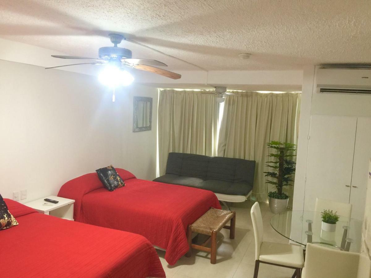 Preciosos Estudio Vista Al Mar O Jardin Cancun Bagian luar foto